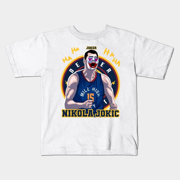 Nikola jokic Kids T-Shirt by BINSU